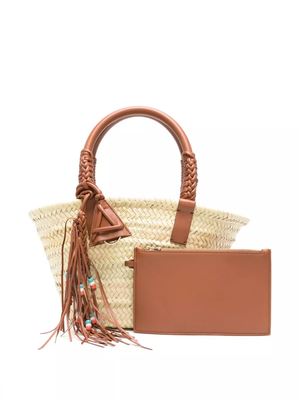 Affordable Alanui small Icon Palm Leaf tote bag Women 0117