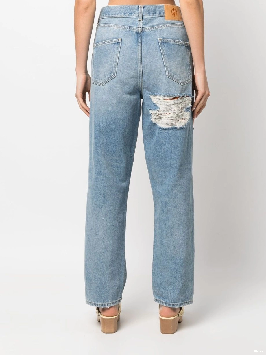 Affordable California patchwork-detailing Alanui jeans Women 0227