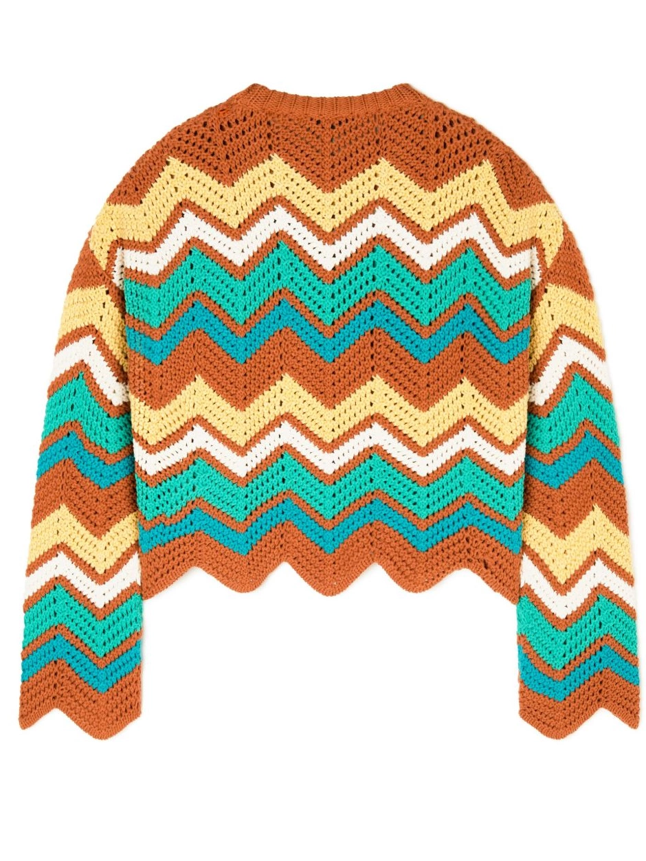 Cheap jumper Kaleidoscopic knit chevron Women Alanui 0220