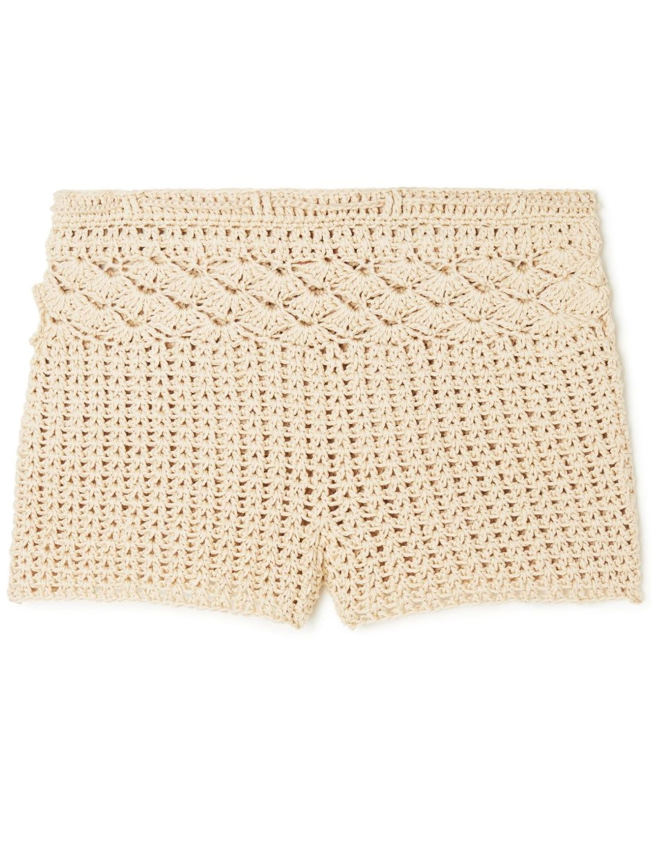 Affordable shorts Conch Alanui Women cotton Shell woven 0228