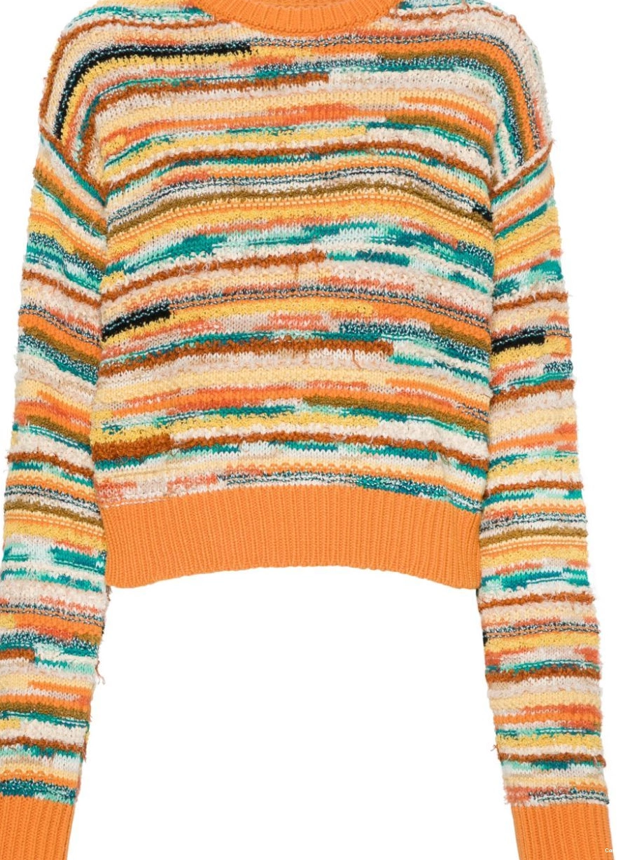 Affordable Alanui Women jumper intarsia-knit Madurai striped 0209